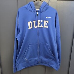 Nike Therma-Fit Duke Blue Devils Zip-up Hoodie Men's Size Large